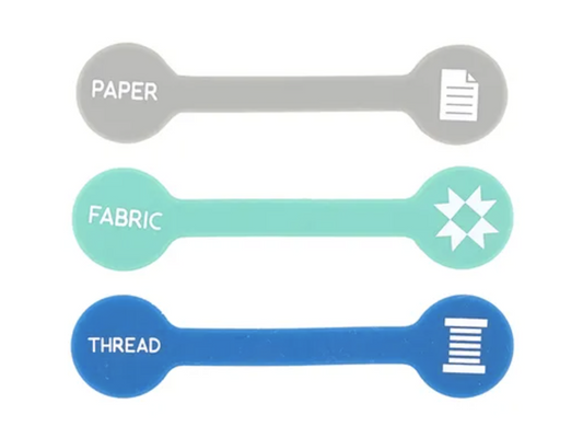 Scissor ID Magnetic Clips, 3pc - Paper, Thread, Fabric - It's Sew Emma