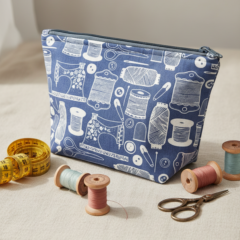 Small Notions Pouch Upright Lifestyle