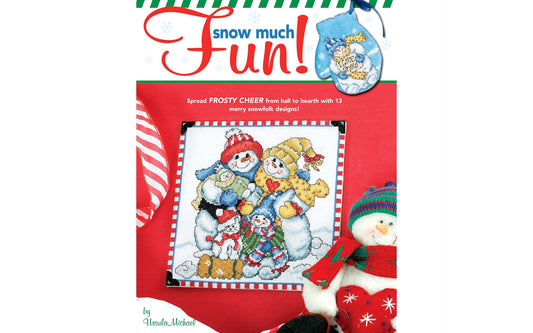 Snow Much Fun Cross Stitch Book – 13 Snowfolk Designs | Leisure Arts