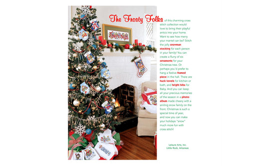 Snow Much Fun Cross Stitch Book – 13 Snowfolk Designs | Leisure Arts