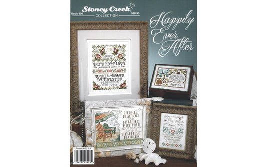 Happy Ever After Cross Stitch Book – 4 Wedding & Anniversary Designs | Stoney Creek