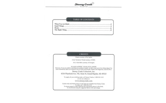 Timeless Wisdom Cross Stitch Book – 4 Inspirational Quote Designs | Stoney Creek