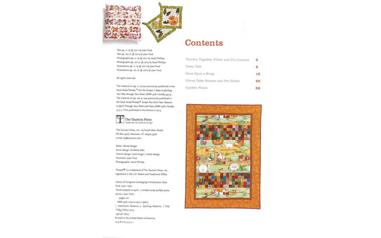 Threads Selects: Small Projects to Quilt – 7 Scrap Fabric Designs | Joan Ford