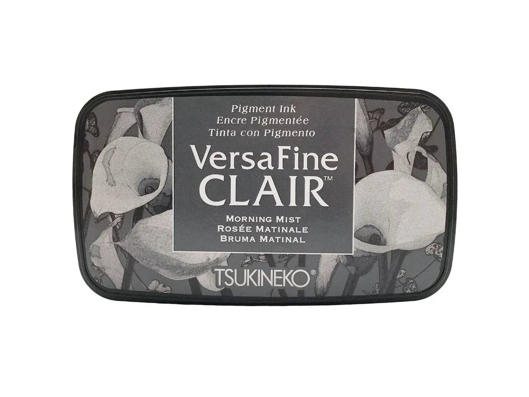 VersaFine Clair pigment ink pad with floral design on a white background