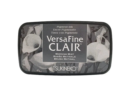 VersaFine Clair pigment ink pad with floral design on a white background