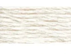 Close-up of beige thread on a white background