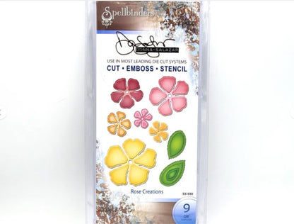 9pc Rose Creations Spellbinders Shapabilities die cut set - Donna Salazar
