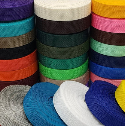 1" Lightweight Polypropylene Webbing by the yard