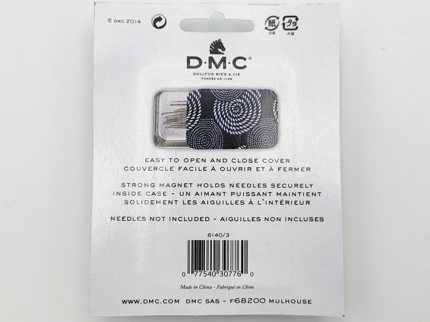 DMC Magnetic Needle Case | cross stitch, sewing notions and accessories