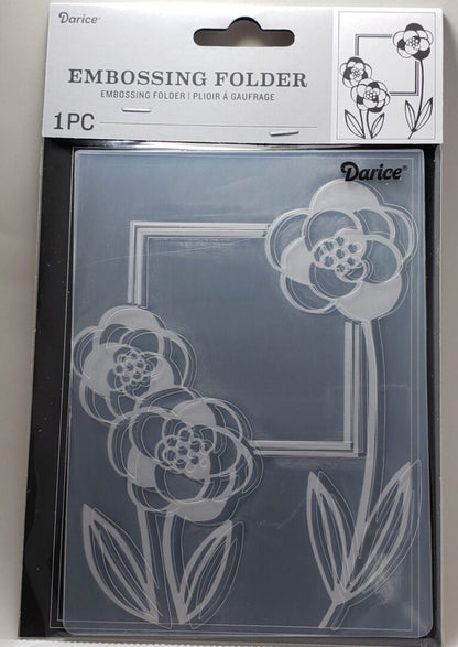 Darice Embossing Folder, "Flowers" 30041352