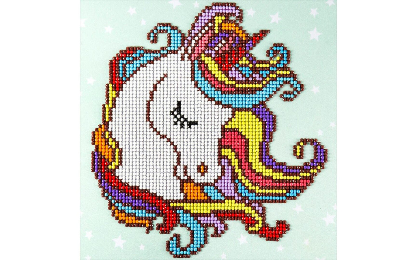Diamond Art Kit 8x8" Beginner Fun Unicorn