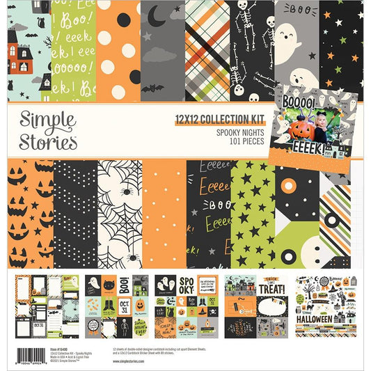 Simple Stories Collection Kit 12"X12" - Spooky Nights