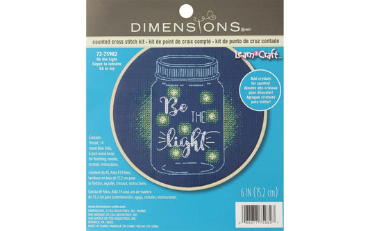 Dimensions Cross Stitch Kit 6" Be The Light