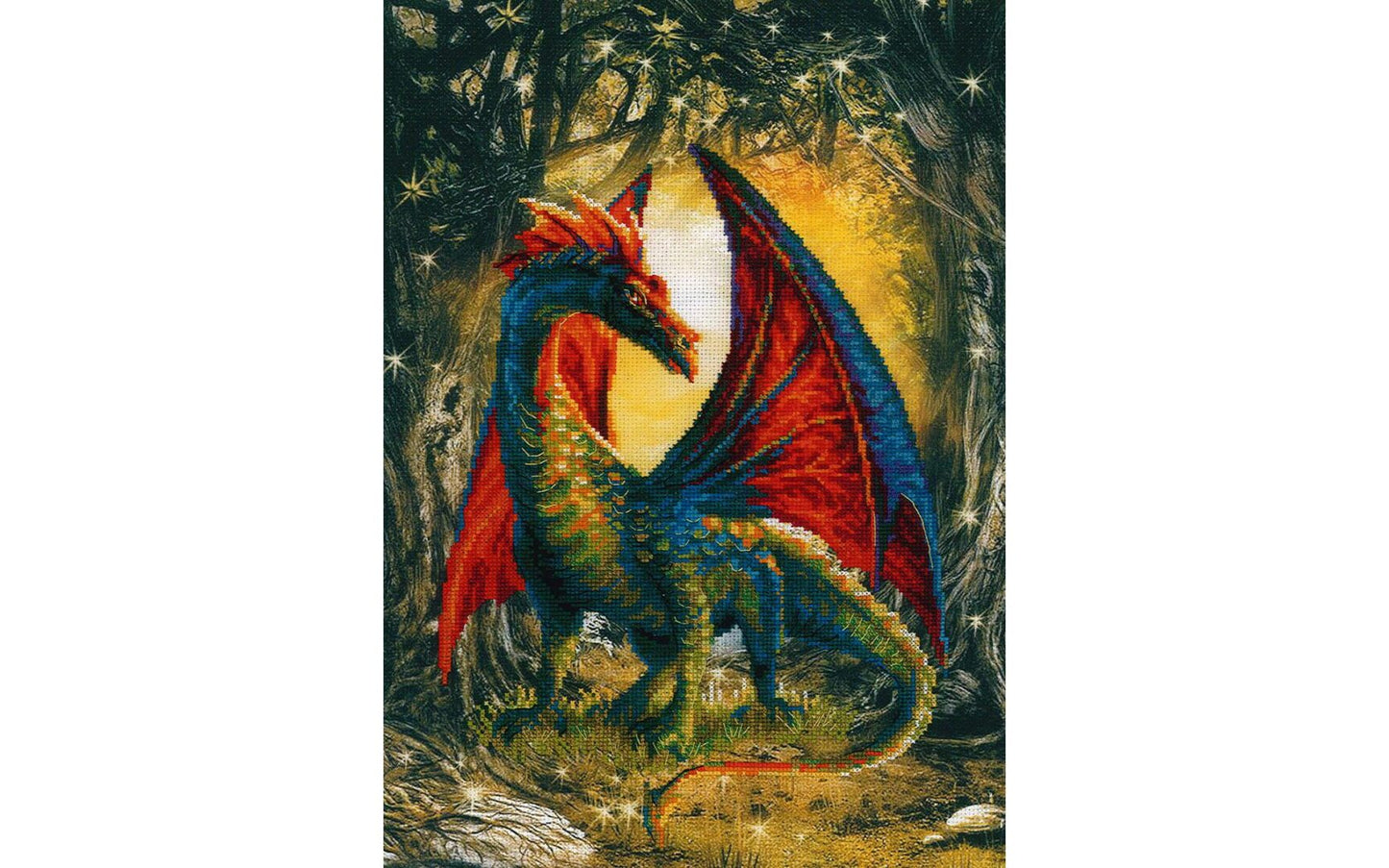 Riolis Cross Stitch Kit Forest Dragon