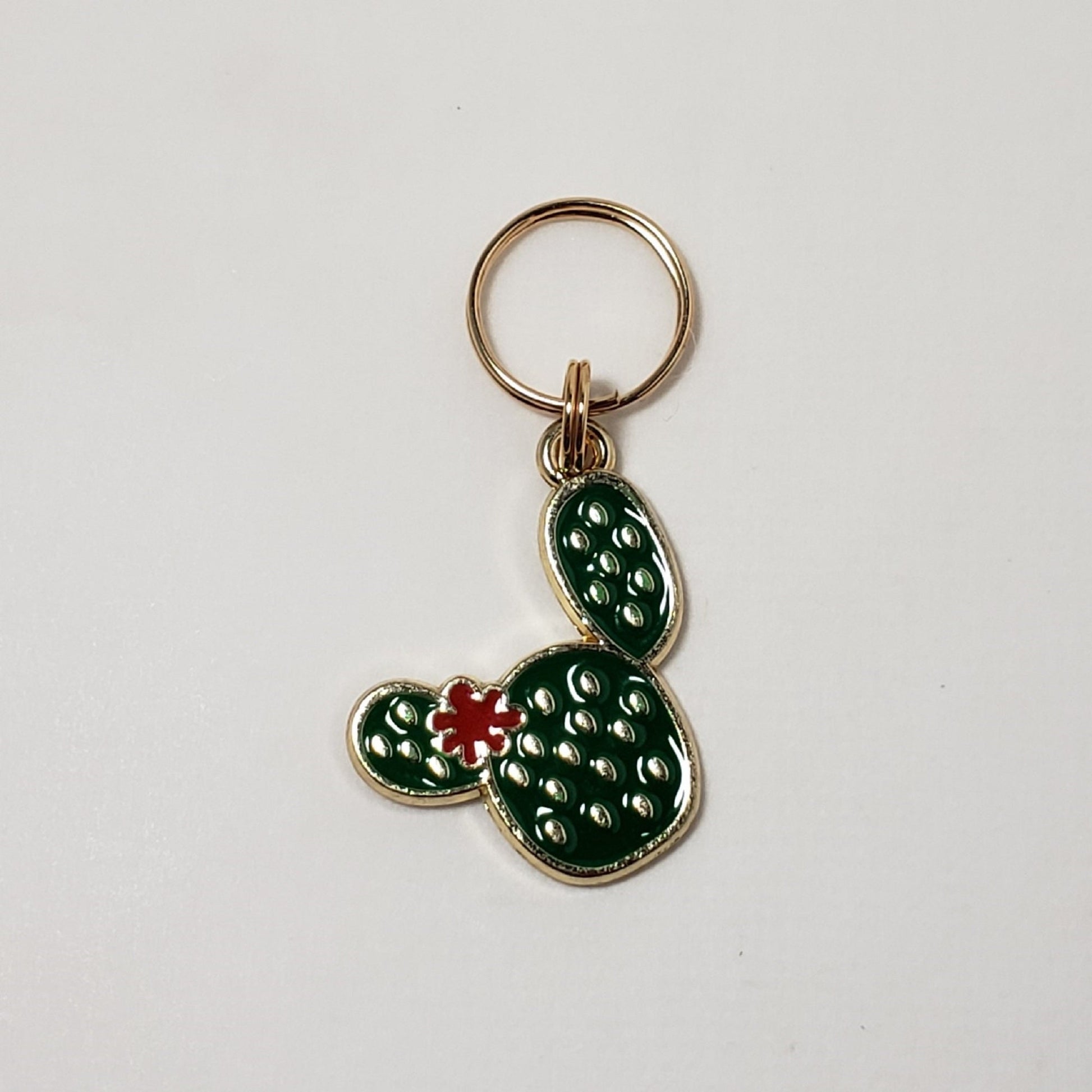 Cactus Stitch Markers for Knitting, 4pc mixed set | Crochet stitch marker, progress keeper, project bag charms, crochet accessories