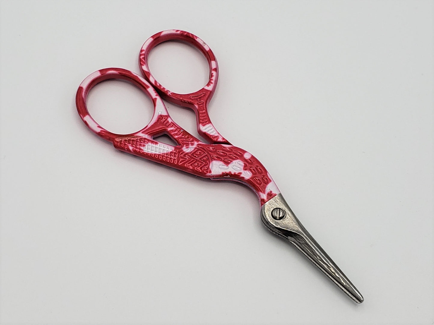 Small Craft Stork Scissors, 3.50" | Embroidery scissors, thread snips, crochet and knitting supplies, cross stitch scissors