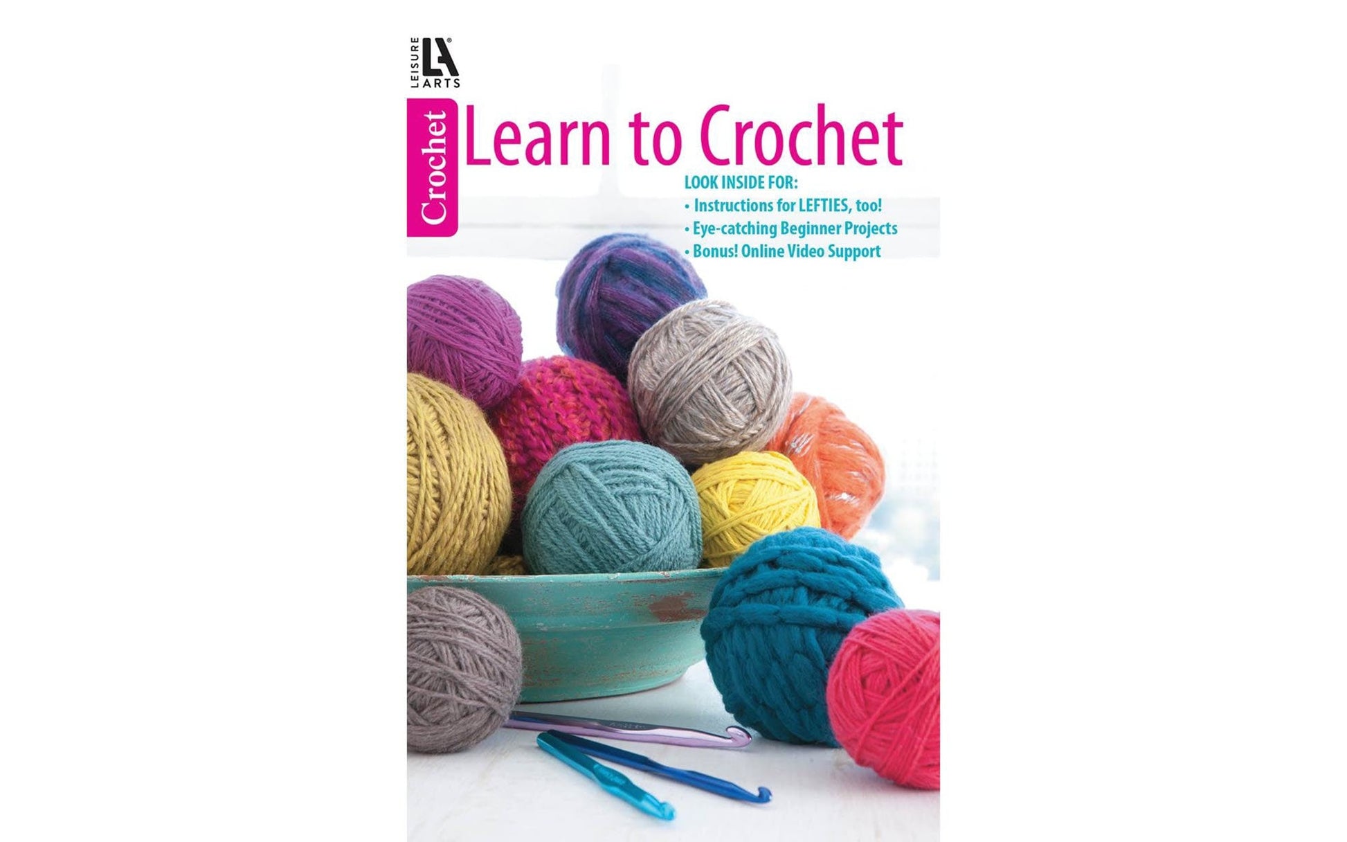Leisure Arts Learn To Crochet Book | crochet accessories