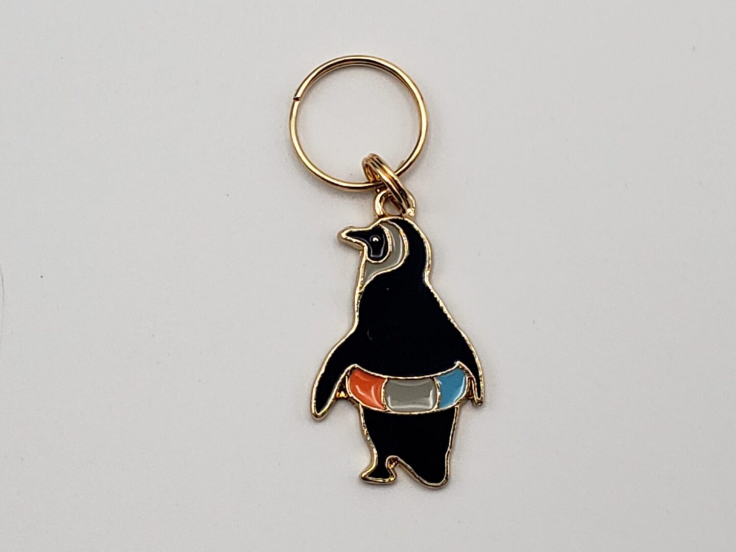 Stitch Markers, 4pc Summer Penguins