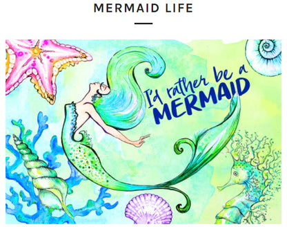 Micro Puzzles - Mermaid Life 4x6" frameable mini puzzle