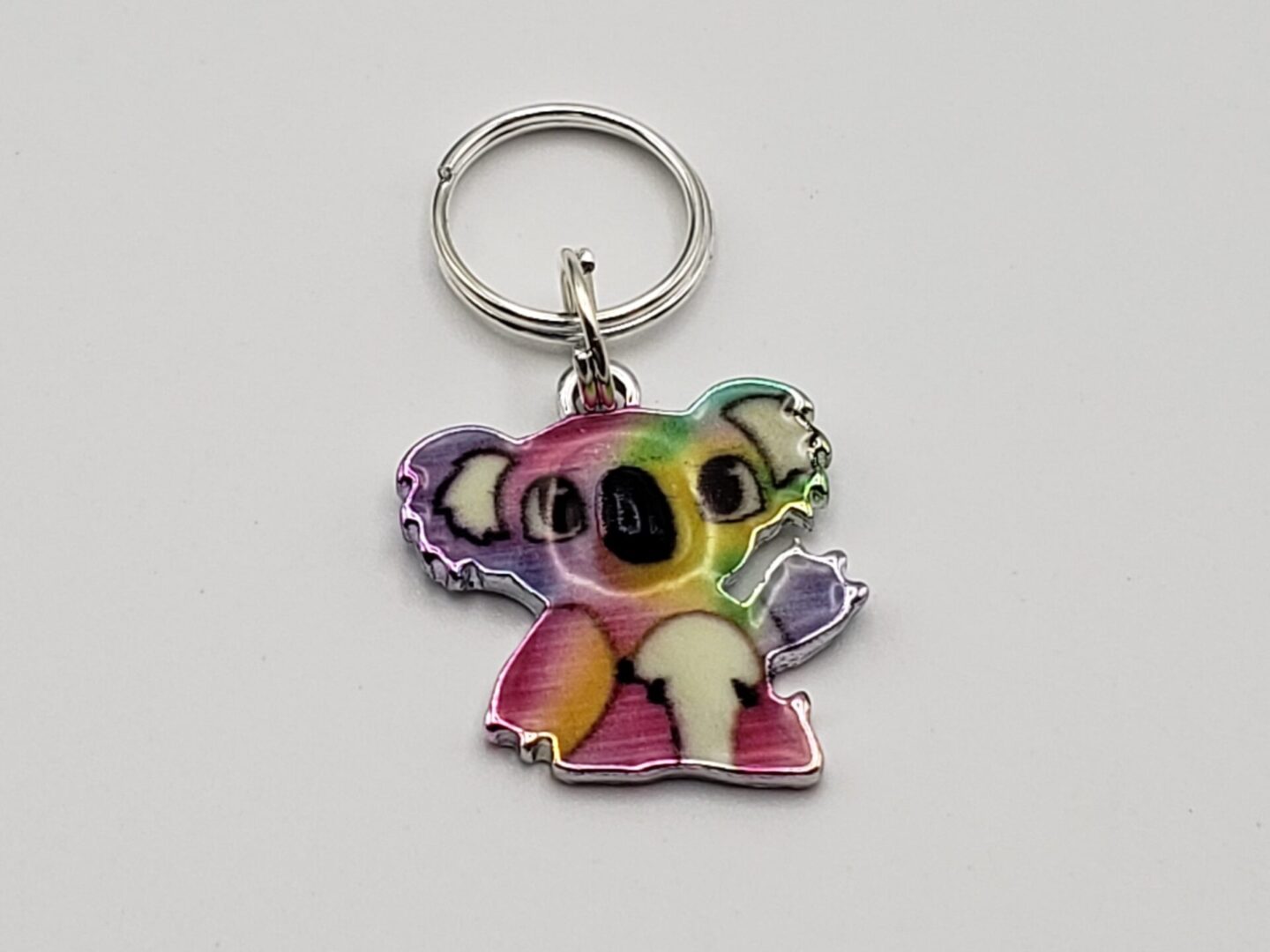 Stitch Markers, 4pc Tiny Rainbow Koala Bears